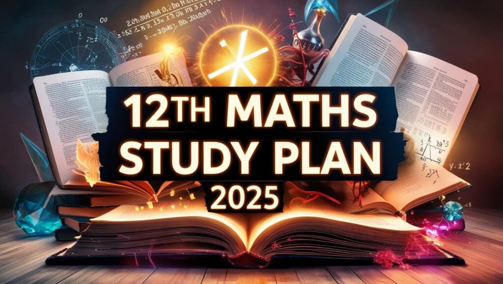 12th maths study plan 2025,12th maths important questions 2025