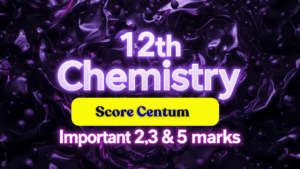 12th chemistry important questions public exam 2026