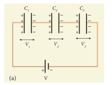 capacitors connected in series