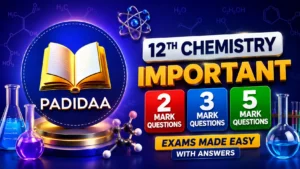 12th chemistry important questions public exam 2026