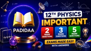 12th physics important questions with answers